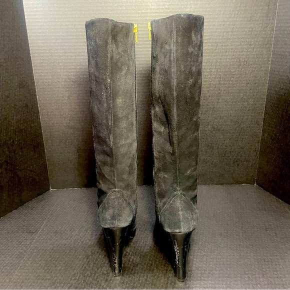 Michael Kors Black Suede Tall Boots EUC 5.5M Price Firm - Picture 3 of 15